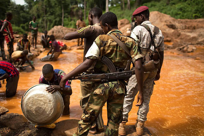 Mineração na África