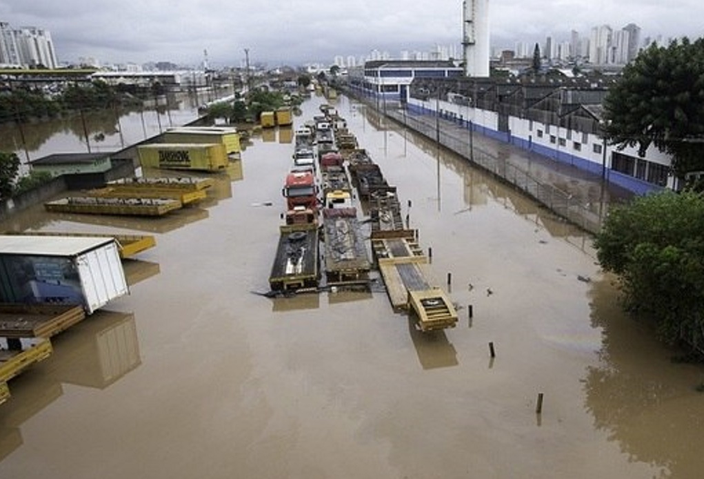 Enchente em São Paulo