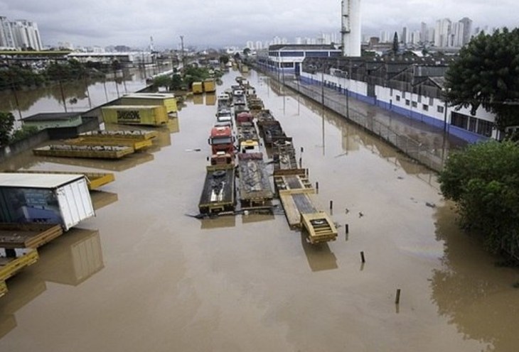 Enchente em São Paulo