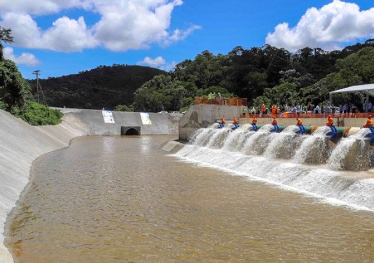 Início da Transferência de Água para o Sistema Cantareira - Jaguari-Atibainha.