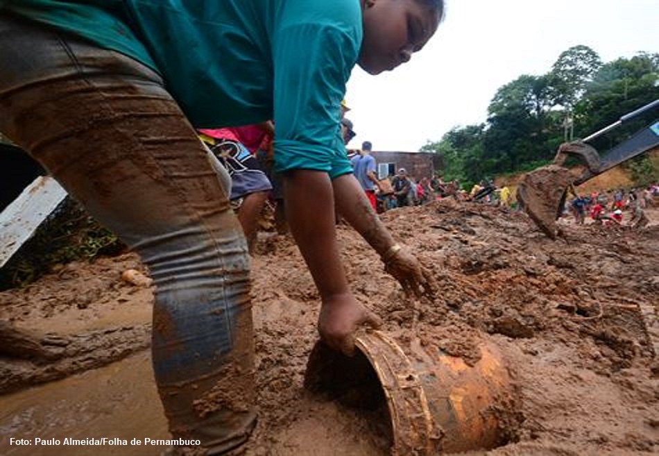 Desmoronamento de Morro no Recife