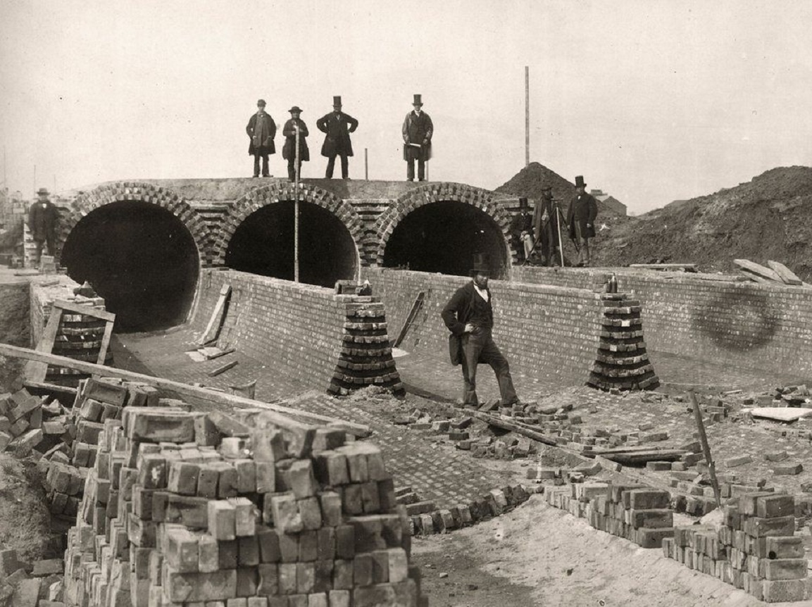 Obras na rede de esgotos de Londres