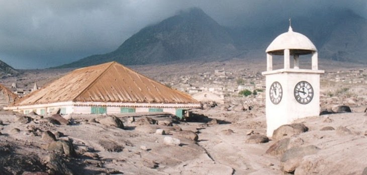 Montserrat derramamento de lava